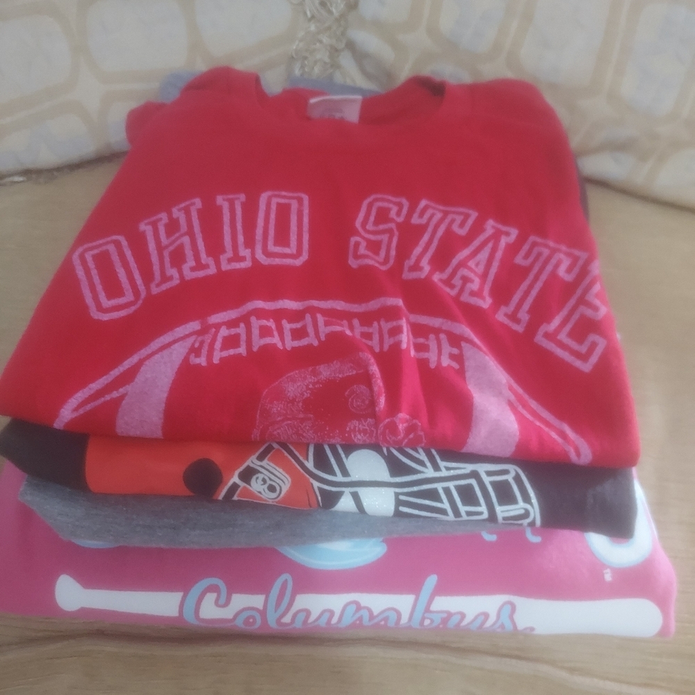 Ohio teams Bundle Sweatshirt, Nightshirt, Tees GUC